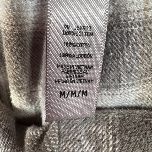 SKIMS Flannel Sleep Pants Cotton Plaid Pajama Lounge Womens Size Medium Cozy - Picture 7 of 9